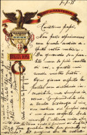 1915-cartolina 80 Reggimento Fanteria Brigata Roma Con Annullo Ufficio Posta Mil - Patriotic