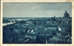 1932-cartolina Pavia Visione Panoramica Dall'alto, Affrancata 20c.Dante Alighier - Pavia