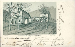 1901-cartolina Diretta In Argentina "Oropa Cappelle Dell'ospizio" Affrancata 10c - Novara