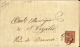 1865-cat.Sassone Euro 300 Piego Con Testo A Stampa Affr. 2c.Cifra DLR - Poststempel