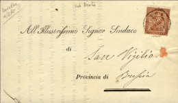 1865-cat.Sassone Euro 300 Piego Con Testo A Stampa Affr. 2c.Cifra DLR - Storia Postale