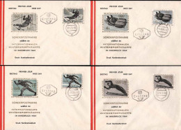 1963-Autriche Osterreich Austria S.7v."Olimpiadi Invernali Di Innsbruck"su Sette - FDC