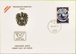 1982-Autriche Osterreich Austria S.1v."anniversario Di Fondazione Del Pronto Soc - FDC