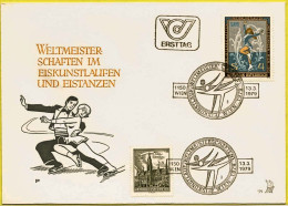 1979-Autriche Osterreich Austria S.1v."campionato Mondiale Di Pattinaggio Artist - FDC