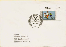 1975-Germania S.1v."campionato Mondiale Di Hockey Su Ghiaccio"annullo Figurato - Lettres & Documents