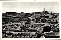 CPA Jerusalem, Israel, Das Antike Jerusalem Und Der Oliverberg - Israël