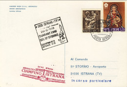Vaticano-1979  Cartolina Illustrata 40 Anni Costituzione Del 51 Stormo Volo Riev - Airmail