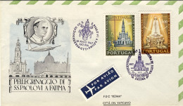 1967-Portogallo Vaticano Pellegrinaggio Paolo VI A Fatima - Postmark Collection