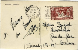1931-cat.Sassone Euro 85, Sant'Antonio 75c. Isolato Su Cartolina Verona Panorama - Poststempel