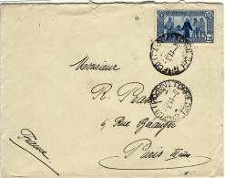 1931-Sant'Antonio L.1,25 Isolato Su Busta Diretta In Francia Cat.Sassone Euro 55 - Poststempel