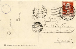 1927-cartolina Como-Villa Olmo Affrancata 20c.Volta Isolato - Poststempel