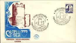 1981-busta Fdc Illustrata Affrancata Con L.200 Macchinette Castelli Cachet - FDC