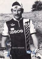 Vélo - Cyclisme - Coureur Cycliste  Carlo Lafranchi - Team Assos - 1982 - Radsport
