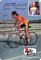 Vélo - Cyclisme - Coureur Cycliste Maurizio Rossi - Team Ecoflam - 1987 - Cyclisme