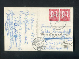 "BULGARIEN" 1933, Ansichtskarte In Die Schweiz, Dort Ankunftsstempel "ESCHLIKON STATION", Nachsendung (R2157) - Lettres & Documents