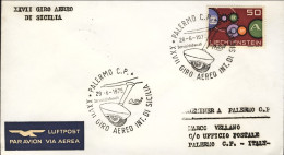 1975-Liechtenstein XXVII^Giro Aereo Internazionale Della Sicilia - Luftpost