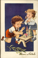 1951-cartolina Buon Natale Affr. L.10 Censimento Isolato - Other & Unclassified