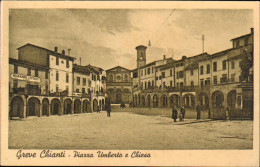 1925circa-"Greve Chianti Piazza Umberto E Chiesa" - Firenze