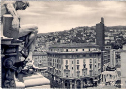 1951-Trieste A Cartolina Piazza Oberdan Affrancata L.10 Italia Al Lavoro Isolato - Trieste