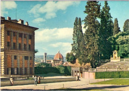 1974-cartolina Firenze La Cattedrale Dal Giardino Di Boboli Affrancata L.25 Vanv - Firenze