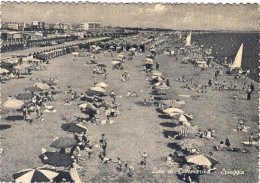 1960-cartolina Al Lido Di Sottomarina Spiaggia Affrancata L.15 Spedizione Dei Mi - Venezia