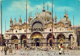 1968-cartolina Venezia Basilica Di San Marco Affrancata L.40 Europa Isolato Annu - Venezia