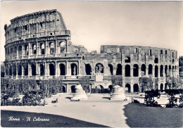 1960-cartolina Roma Il Colosseo Affrancata L.15 XVII^Olimpiade Annullo Meccanico - Other & Unclassified