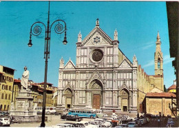 1970-cartolina Firenze Piazza E Chiesa Di Santa Croce Affrancata L.25 XI Giornat - Firenze (Florence)