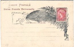 1896-Brasile Cartolina Postale 80r. Nuova - Ganzsachen