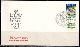 ISRAEL 1991 COVER PEACE VF!! - Lettres & Documents