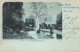 Luxembourg Mondorf Vue Sur L' établissement CPA + Timbre Grand Duché Cachet 1898 - Luxemburg - Stadt