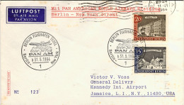 1964-Germania Berlino TWA Volo Diretto Berlino New York - Covers & Documents