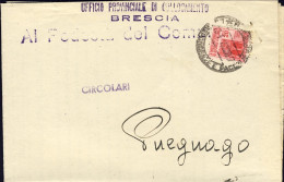 1945-RSI Cat.Sassone Euro 180, Circolare Dell'ufficio Provinciale Di Collocament - Marcophilia