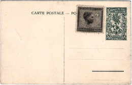 1920circa-Congo Belga Intero Postale Nuovo Da 45c. Con Affrancatura Aggiunta - Andere & Zonder Classificatie