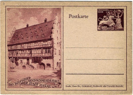 1942-Germania Intero Postale Nuovo 6+4p. 10 Anniversario Della Societa' Di Orefi - Brieven En Documenten
