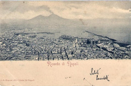 1899-cartolina Ricordo Di Napoli Affrancata 2c. Stemma Viaggiata - Napoli (Naples)
