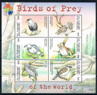 Bloc Sheet Oiseaux Rapaces Aigles Birds Of Prey  Eagles Raptors   Neuf  MNH ** Saint Vincent & The Grenadines 2001 - Adler & Greifvögel