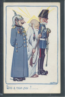 10707 A. Bertiglia - La Grande Guerra 1914-1918 - Dio è Con Noi ! ..... - Caricature - Satira - Humor - Bertiglia, A.