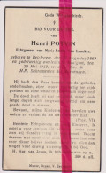 Devotie Doodsprentje Overlijden - Henri Potvin Echtg Marie Van Lancker - Beerlegem 1869 - Baaigem 1940 - Todesanzeige