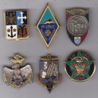 Lot De 6 Insignes - Armée De Terre