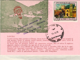 1978-cartolina Londa Firenze Paracadutato Da Apparecchio P/641 Partenavia Pilota - 1971-80: Marcophilie