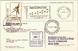 1980-San Marino Aerogramma Cartolina Illustrata "il I^volo In Massa Sull'oceano" - Luchtpost