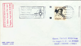 1981-busta Con Bollo 5 Raduno Nazionale Piloti Aerei "Reggiane" - 1981-90: Storia Postale