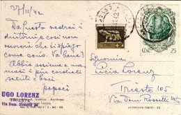 1942-cartolina Arcidosso Stazione Climatica-villaggio Bagnoli Affrancata 5c.Impe - Marcophilie