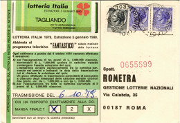 1979-cartolina Per Concorso A Premio Affrancata L.5+coppia L.55 Siracusana - 1971-80: Marcophilia