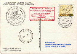 Vaticano-1982 Cartolina Aeronautica Militare Italiana Veicoli F 104 S Del IX Sto - Aéreo