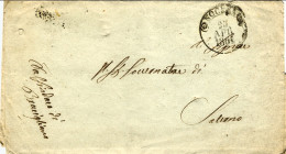 1861-sovracoperta Con Bollo Di Foggia Borbonica Nocera 25 Aprile - Marcophilie
