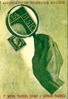 1946-Biella Cartolina Illustrata Dell'associazione Filatelica Per La II^mostra F - 1946-60: Marcophilia