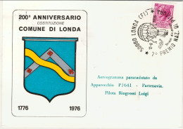 1976-Montagna Fiorentina Cartolina Illustrata 200 Anniversario Costituzione Comu - 1971-80: Marcophilie