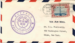 1929-U.S.A. Cachet Buffalo Aviation Show - 1c. 1918-1940 Cartas & Documentos